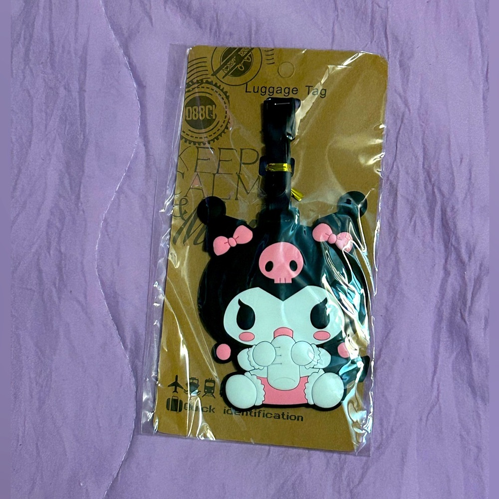 Kuromi Luggage Tag